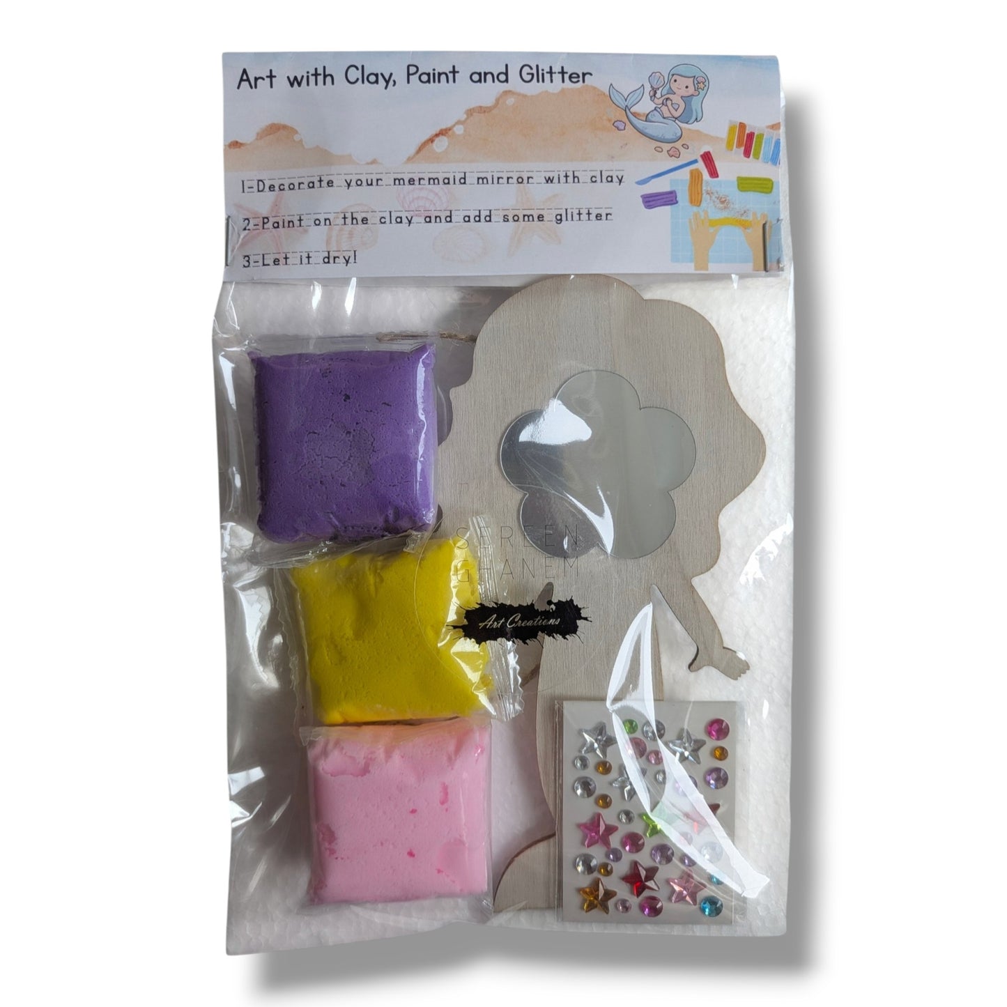 🌊 Mermaid Mirror Craft Kit