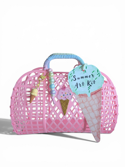 🍦 The Ice Cream Edition – Girls | Pink Jelly Bag