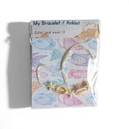 🌊 My Shells Bracelet — Paint Your Own