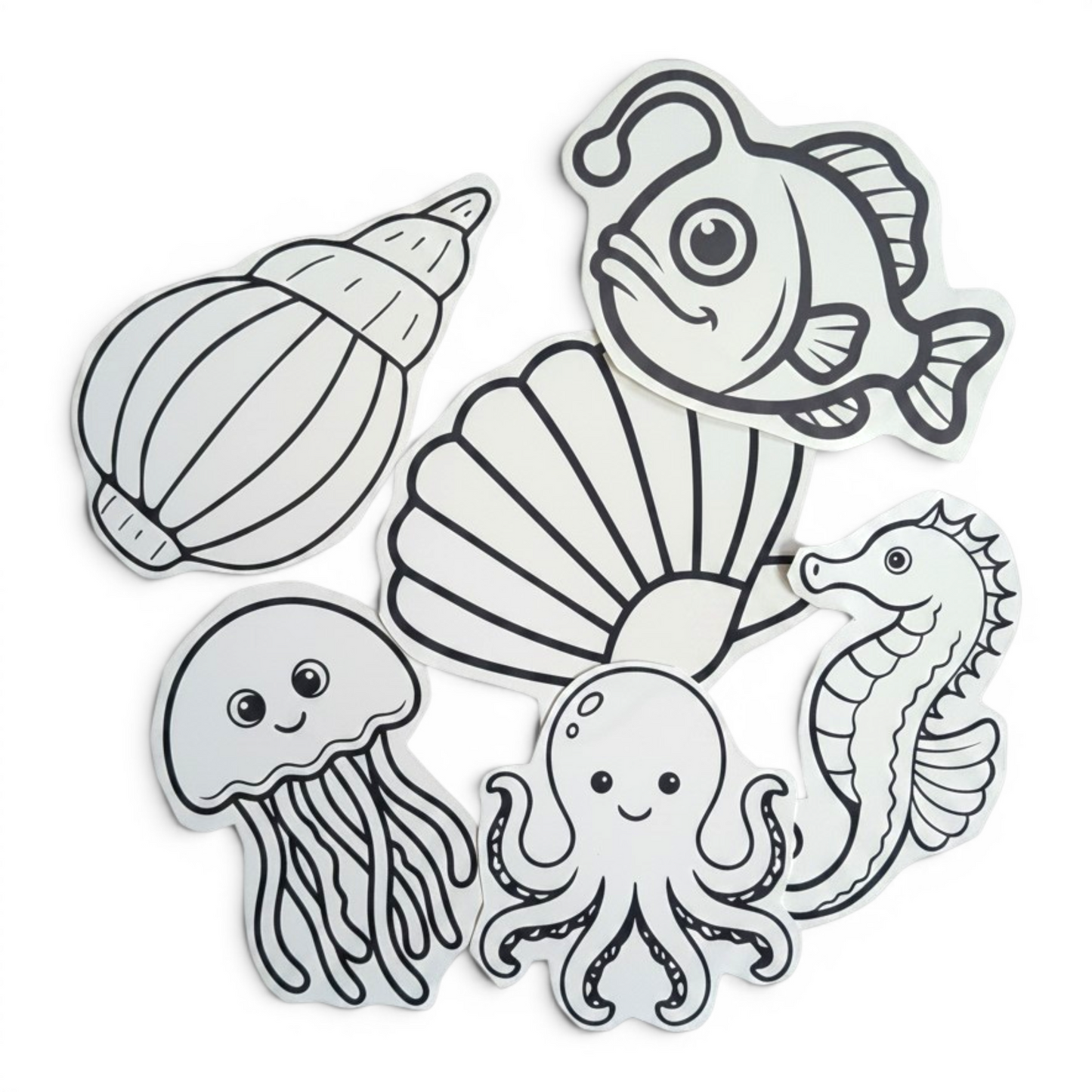 🌊 Color My Sea Creatures — Sea Edition