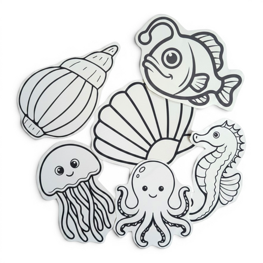 🌊 Color My Sea Creatures — Sea Edition
