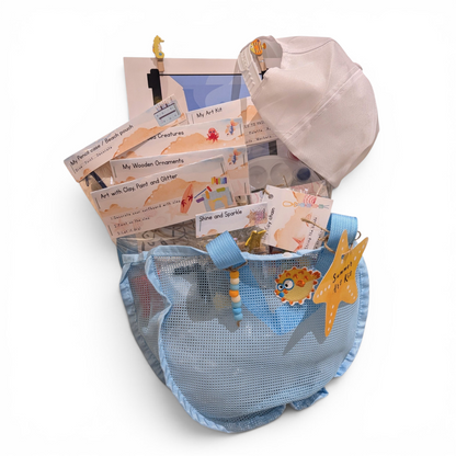🌊 The Sea Edition – Boys | Blue Mesh Bag