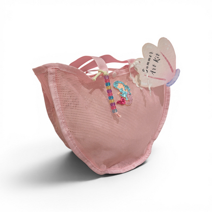 🌊 Pink Mesh Bag - Sea Edition