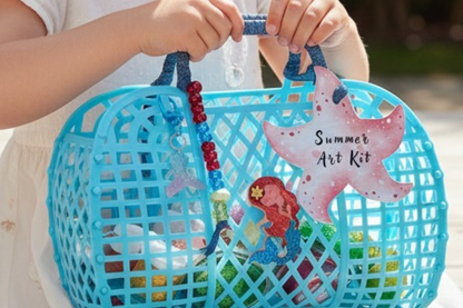 🌊 The Sea Edition – Girls | Blue Jelly Bag