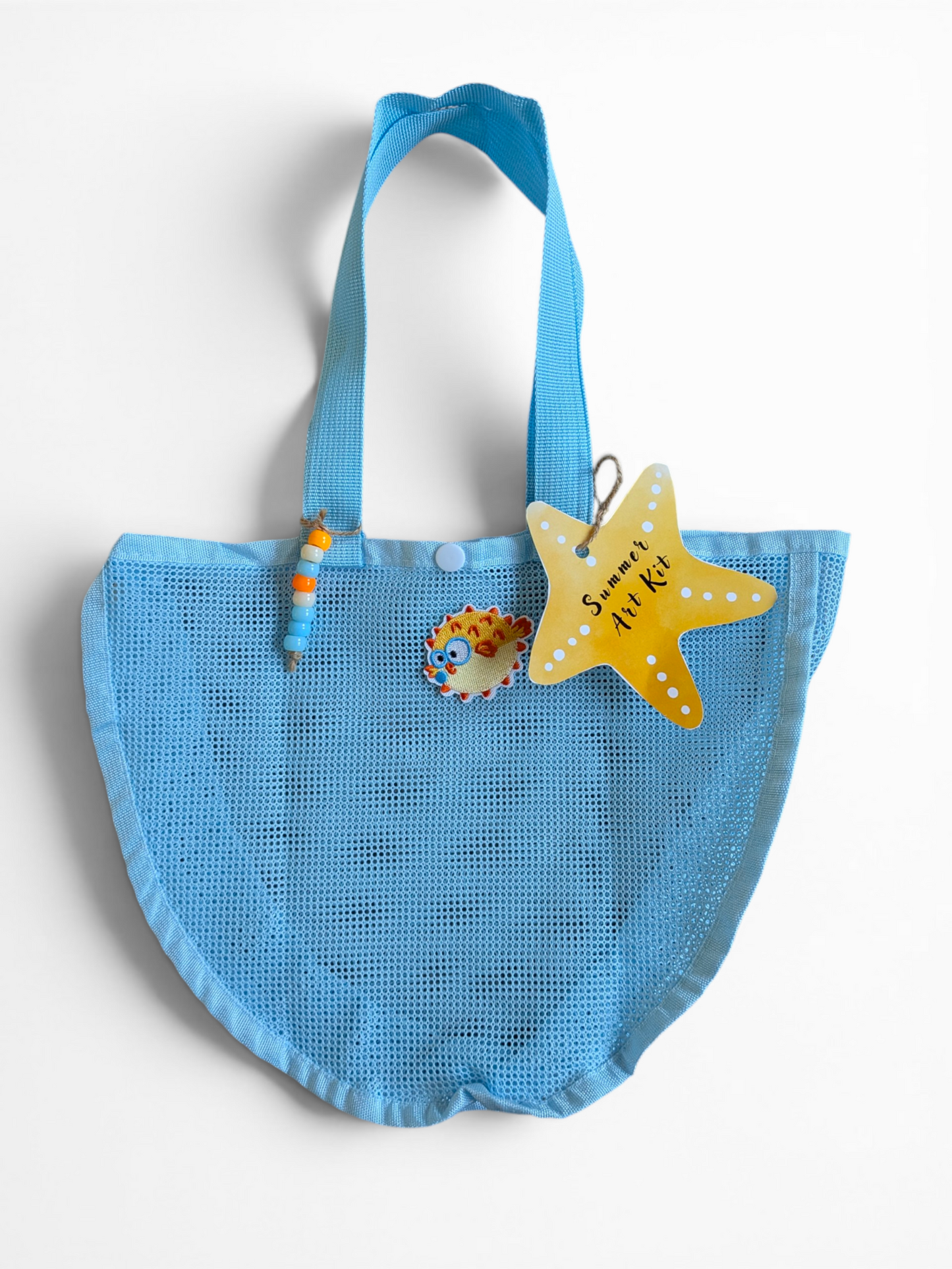 🌊 Blue Mesh Bag - Sea Edition