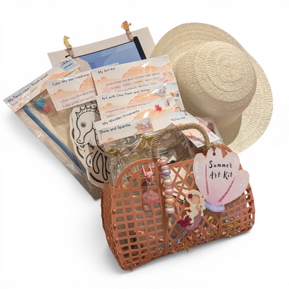 🌊 The Sea Edition – Girls | Pastel Rose Jelly Bag