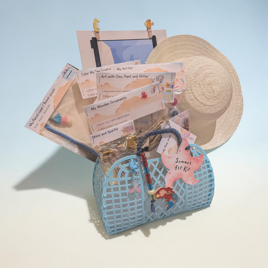 🌊 The Sea Edition – Girls | Blue Jelly Bag