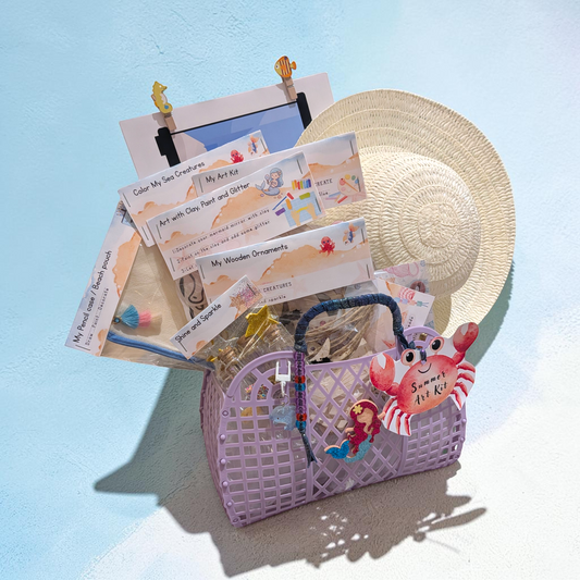 🌊 The Sea Edition – Girls | Purple Jelly Bag
