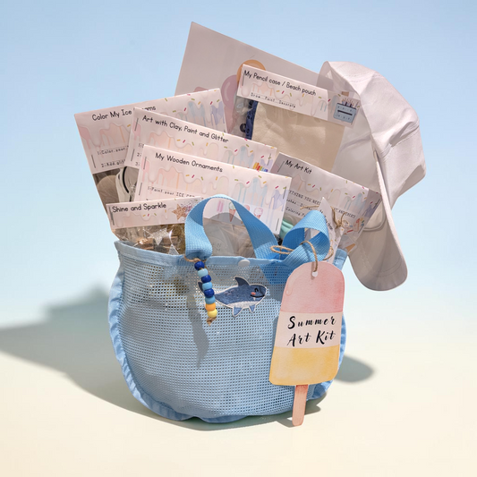 🍦 The Ice Cream Edition – Boys | Blue Mesh Bag